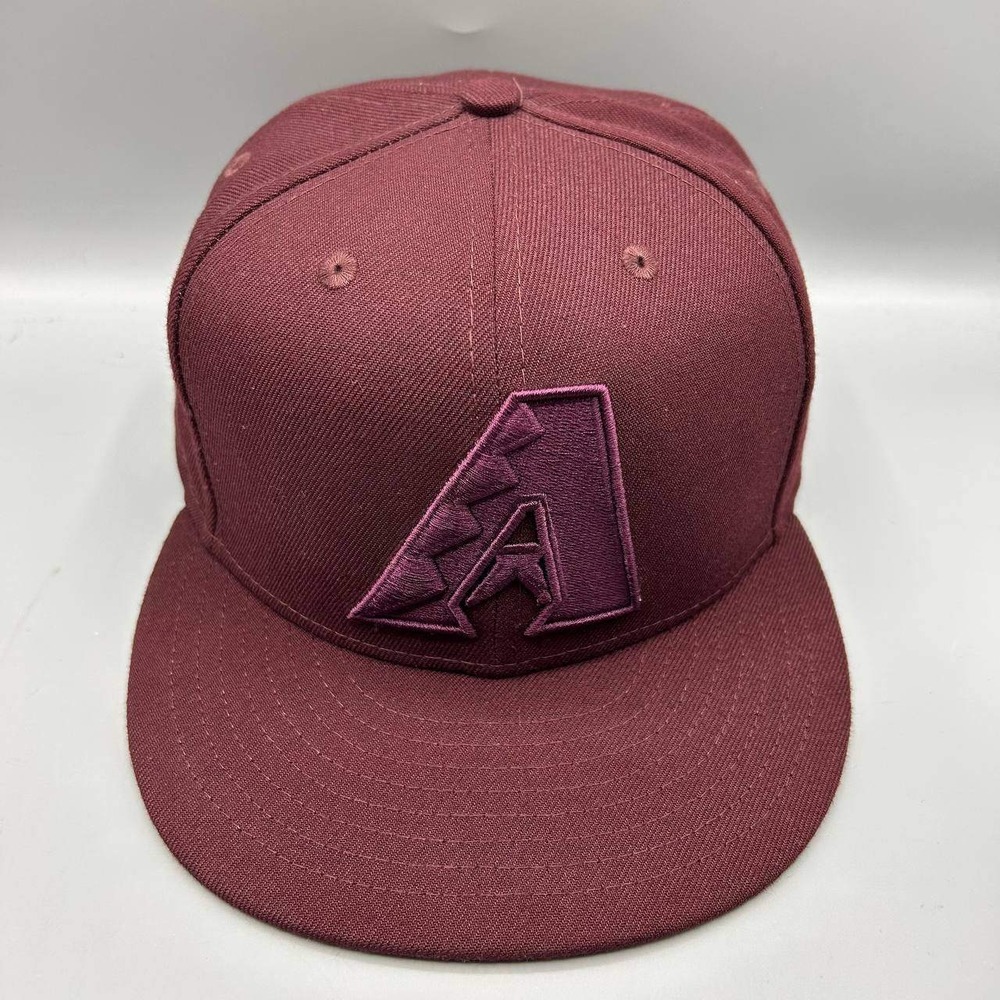 Arizona Diamondbacks Hat Men 7 1/2 Red 59Fifty New Era Fitted Cap
